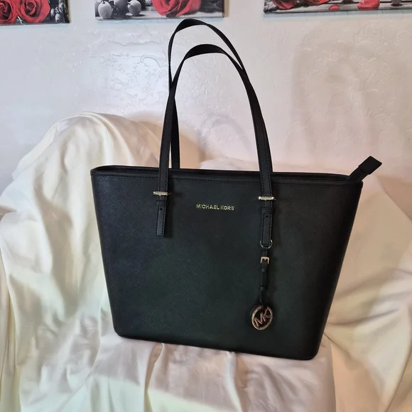 Michael Kors Black Tote Bag - Picture 2 of 8